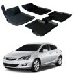 EgriAuto Prémiové 3D gumové autokoberce s upevněním OPEL Astra J 2010-2016