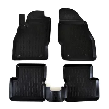   EgriAuto Prémiové 3D gumové autokoberce s upevněním OPEL Corsa D 2006-2014