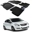 EgriAuto Prémiové 3D gumové autokoberce s upevněním OPEL Corsa D 2006-2014