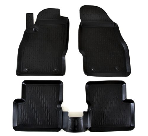 EgriAuto Prémiové 3D gumové autokoberce s upevněním Corsa E 2014-2019