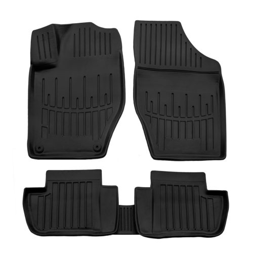 EgriAuto Prémiové 3D gumové autokoberce s upevněním PEUGEOT 308 I (T7) 2007-2013 5 ks