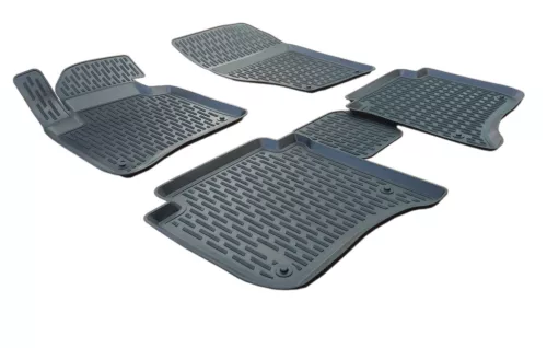 EgriAuto Prémiové 3D gumové autokoberce s upevněním VOLKSWAGEN Touareg 2010-2018