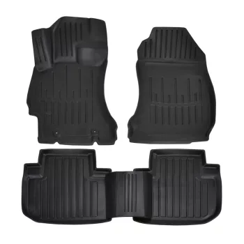   EgriAuto Prémiové 3D gumové autokoberce s upevněním Subaru Forester 2012-2018 5 ks