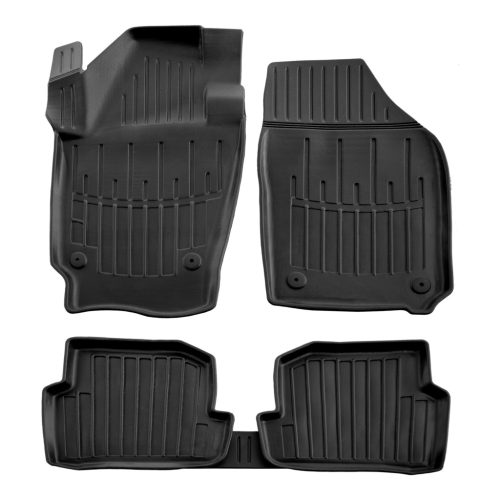 EgriAuto Prémiové 3D gumové autokoberce s upevněním SKODA Fabia III (NJ) 2014- 5 ks