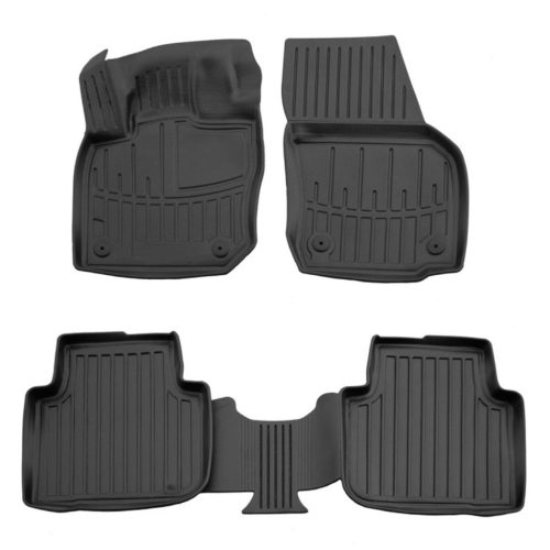 EgriAuto Prémiové 3D gumové autokoberce s upevněním Kodiaq 2024- 4 ks