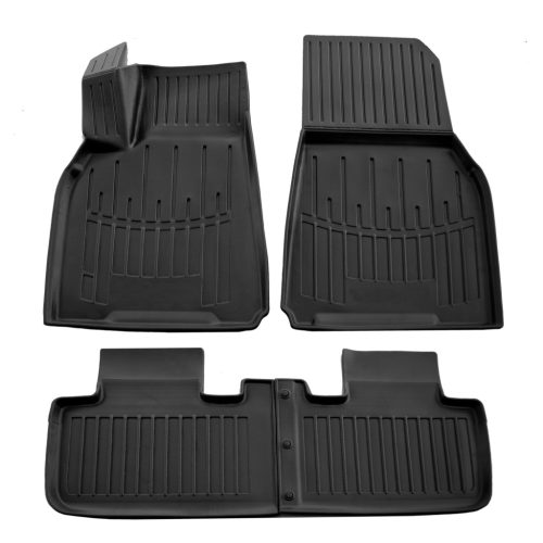 EgriAuto Prémiové 3D gumové autokoberce s upevněním Tesla Model Y (Montatura rivista) 2020- 4 ks