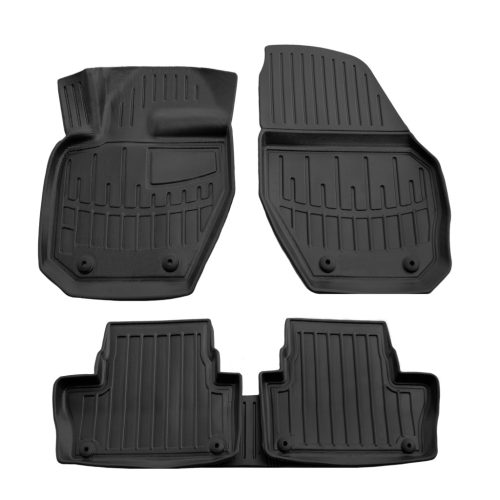 EgriAuto Prémiové 3D gumové autokoberce s upevněním Volvo XC60 2008-2017 5 ks