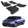 EgriAuto Prémiové 3D gumové autokoberce s upevněním VOLKSWAGEN Amarok 2010-