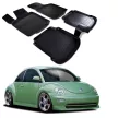 EgriAuto Prémiové 3D gumové autokoberce s upevněním Beetle 1998-