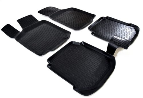 EgriAuto Prémiové 3D gumové autokoberce s upevněním Leon 1998-2005