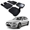 EgriAuto Prémiové 3D gumové autokoberce s upevněním Leon 1998-2005