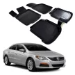 EgriAuto Prémiové 3D gumové autokoberce s upevněním Passat CC 2005-2015