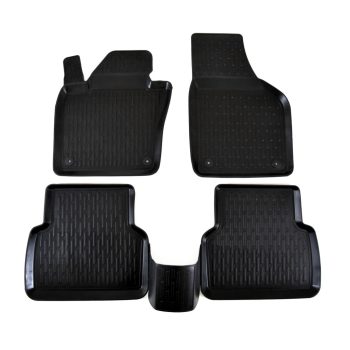   EgriAuto Prémiové 3D gumové autokoberce s upevněním VOLKSWAGEN Tiguan 2008-2016