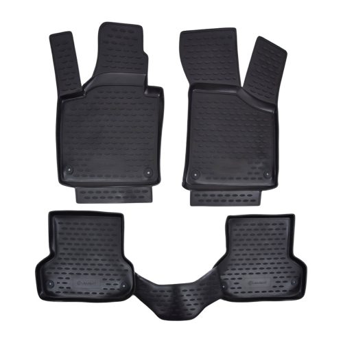 EgriAuto Prémiové 3D gumové autokoberce s upevněním Audi A3 8P 3D 2007-2012