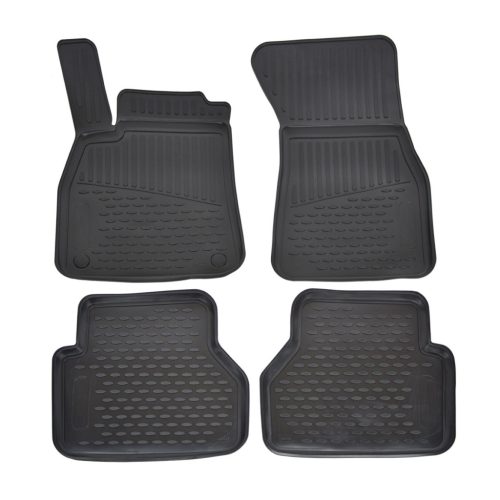 EgriAuto Prémiové 3D gumové autokoberce s upevněním Audi A6 V (C8) 2018- 4 ks