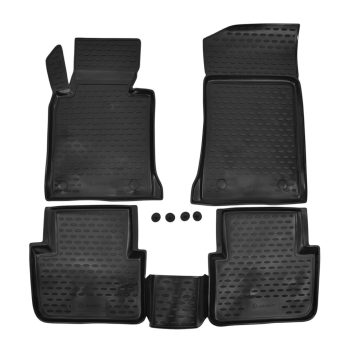   EgriAuto Prémiové 3D gumové autokoberce s upevněním Bmw 3-serie E46 1998-2005