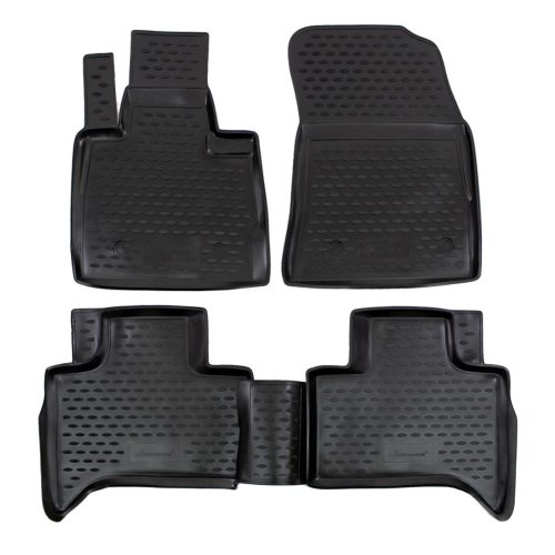 EgriAuto Prémiové 3D gumové autokoberce s upevněním Bmw X5 E53 1999-2006