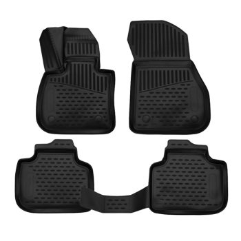   EgriAuto Prémiové 3D gumové autokoberce s upevněním Bmw X1 (F48) 2015-2021 4 ks