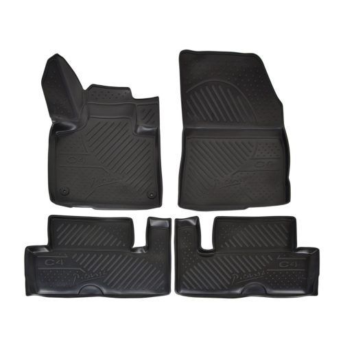EgriAuto Prémiové 3D gumové autokoberce s upevněním CITROEN C4 Picasso 2014-2019