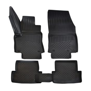   EgriAuto Prémiové 3D gumové autokoberce s upevněním CITROEN C3 mk3 2016-2023