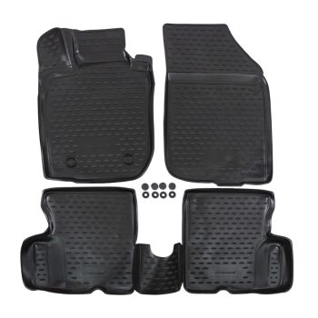   EgriAuto Prémiové 3D gumové autokoberce s upevněním Dacia Duster 2WD 2011-2015