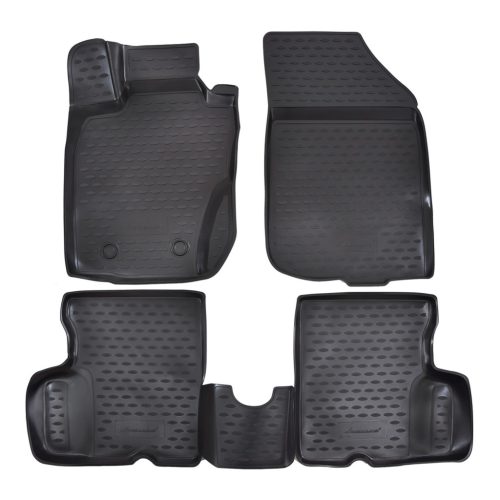 EgriAuto Prémiové 3D gumové autokoberce s upevněním Dacia Duster 4WD 2011-2015