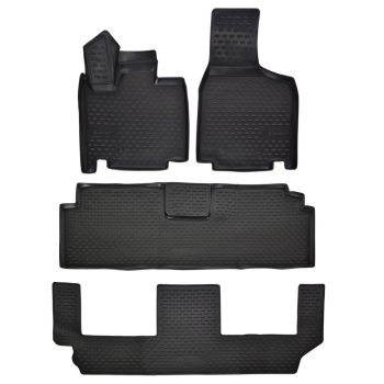   EgriAuto Prémiové 3D gumové autokoberce s upevněním Dodge Grand Caravan, 2008-2020