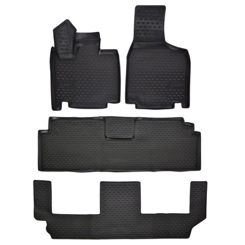 EgriAuto Prémiové 3D gumové autokoberce s upevněním Dodge Grand Caravan, 2008-2020