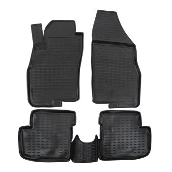   EgriAuto Prémiové 3D gumové autokoberce s upevněním FIAT Grande Punto 5D 2005-