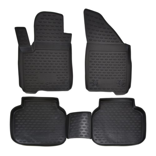 EgriAuto Prémiové 3D gumové autokoberce s upevněním Dodge Freemont/Dodge Journey 2011-2018