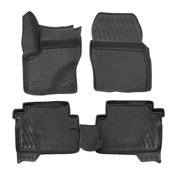   EgriAuto Prémiové 3D gumové autokoberce s upevněním FORD Kuga 2013-2019