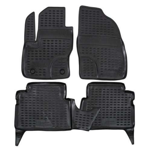 EgriAuto Prémiové 3D gumové autokoberce s upevněním FORD Focus C-MAX 2003-2010