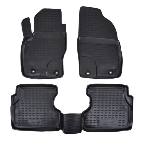 EgriAuto Prémiové 3D gumové autokoberce s upevněním FORD Focus II 2004-2010