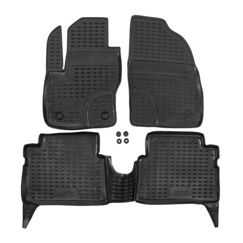 EgriAuto Prémiové 3D gumové autokoberce s upevněním FORD Kuga 2008-2012