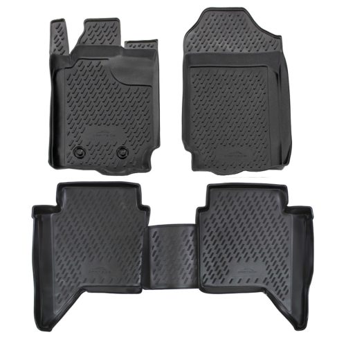 EgriAuto Prémiové 3D gumové autokoberce s upevněním FORD Ranger 4 dveře 2012-