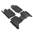 EgriAuto Prémiové 3D gumové autokoberce s upevněním FORD Ranger 4 dveře 2012-