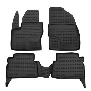   EgriAuto Prémiové 3D gumové autokoberce s upevněním FORD C-Max 2012-2019 4 ks