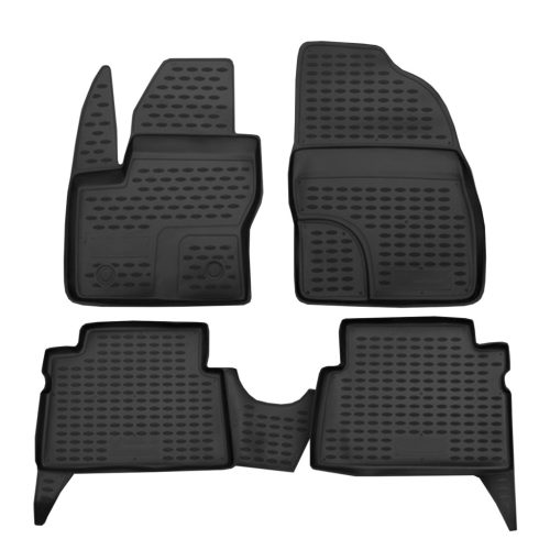 EgriAuto Prémiové 3D gumové autokoberce s upevněním FORD C-Max 2012-2019 4 ks