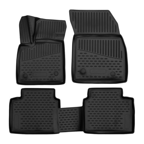 EgriAuto Prémiové 3D gumové autokoberce s upevněním FORD Focus IV 2018- 4 ks