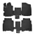 EgriAuto 3D prémiové gumové koberce s patentkami Honda FR-V 2004-2010