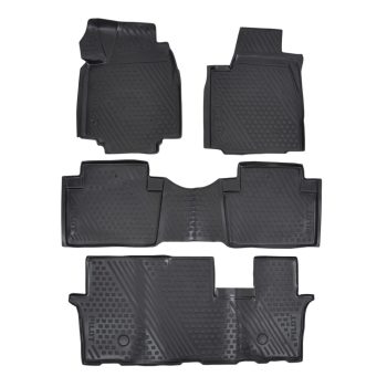   EgriAuto Prémiové 3D gumové autokoberce s upevněním HONDA Pilot 2008-2012/2012-2016