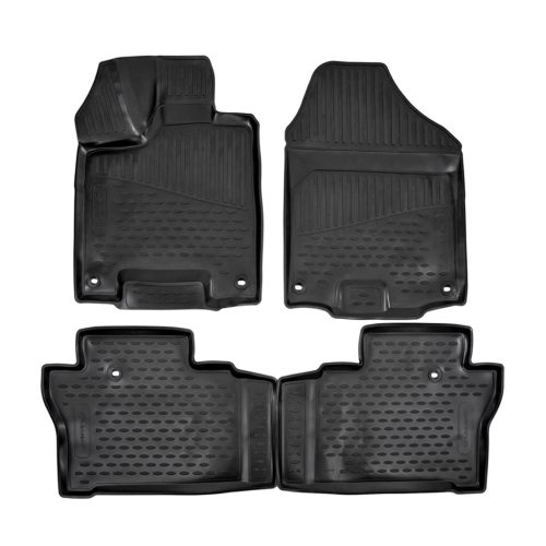 EgriAuto Prémiové 3D gumové autokoberce s upevněním HONDA Pilot 2016- (USA)