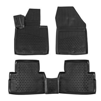   EgriAuto Prémiové 3D gumové autokoberce s upevněním Santa Fe 2018-2020