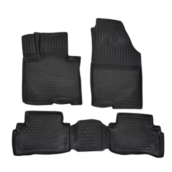   EgriAuto 3D prémiové gumové koberce s patentkami Hyundai Tucson Tle 2020- 3 ks