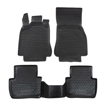   EgriAuto Prémiové 3D gumové autokoberce s upevněním XF 2007-2015