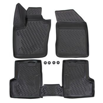   EgriAuto Prémiové 3D gumové autokoberce s upevněním Jeep Renegade 2015-