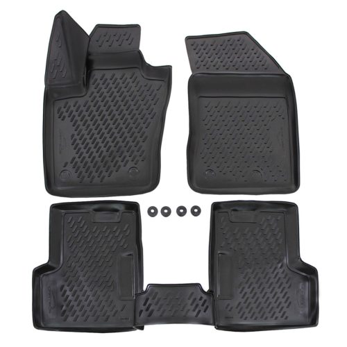 EgriAuto Prémiové 3D gumové autokoberce s upevněním Jeep Renegade 2015-