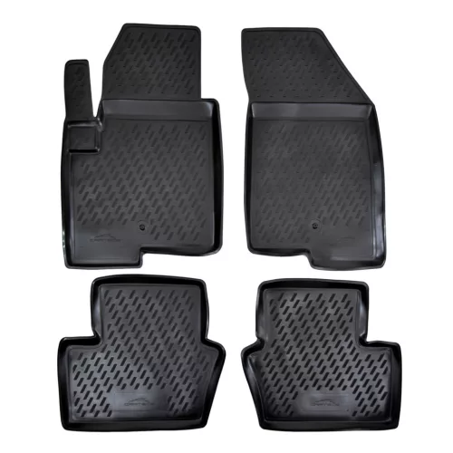 EgriAuto 3D prémiové gumové koberce s patentkami Jeep Compass 2009-2017
