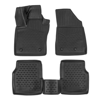   EgriAuto Prémiové 3D gumové autokoberce s upevněním Compass 2018-