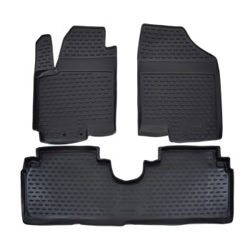   EgriAuto Prémiové 3D gumové autokoberce s upevněním Venga/HYUNDAI ix20 2010-